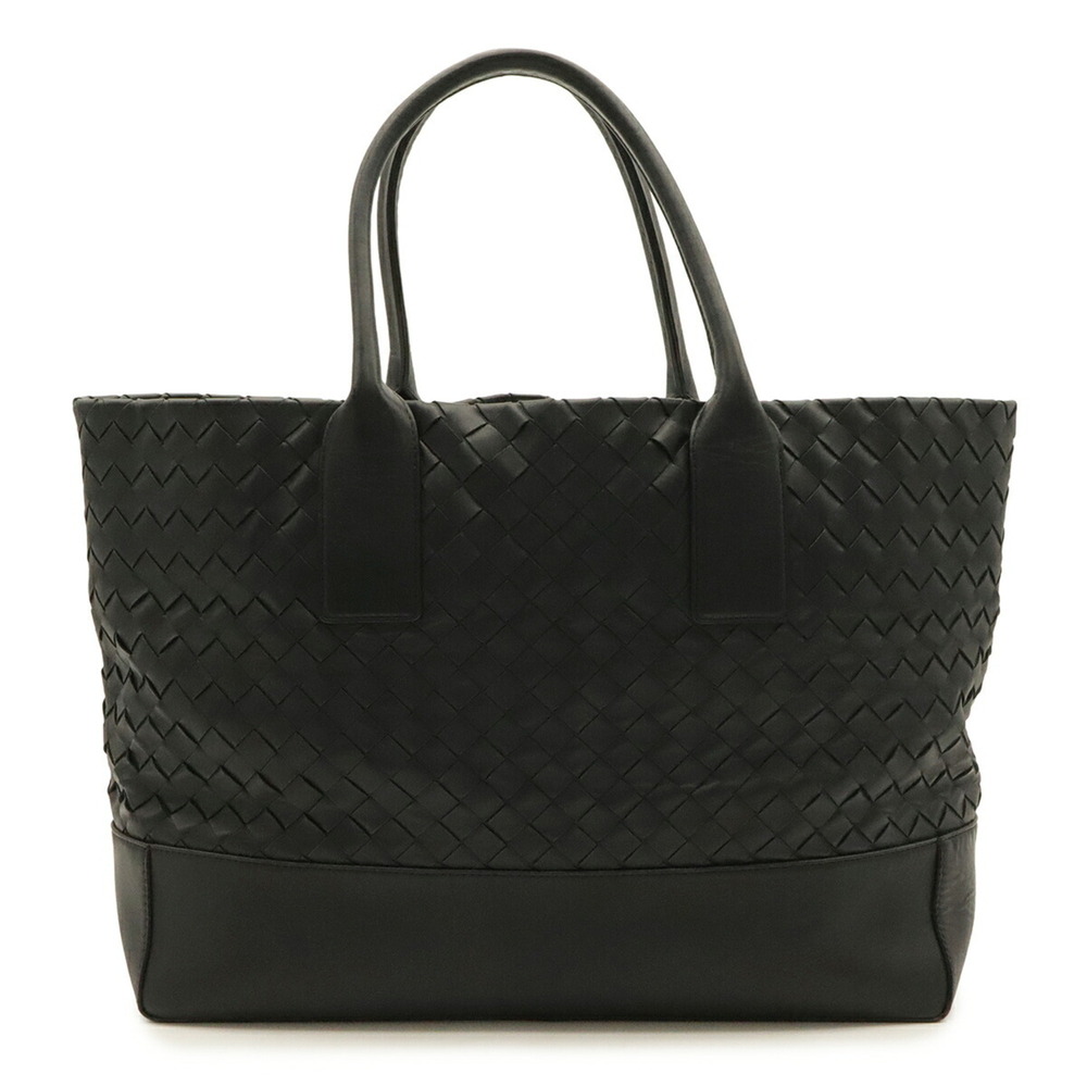 BOTTEGA VENETA Bottega Veneta Intrecciato Tote Bag Leather Black 608596